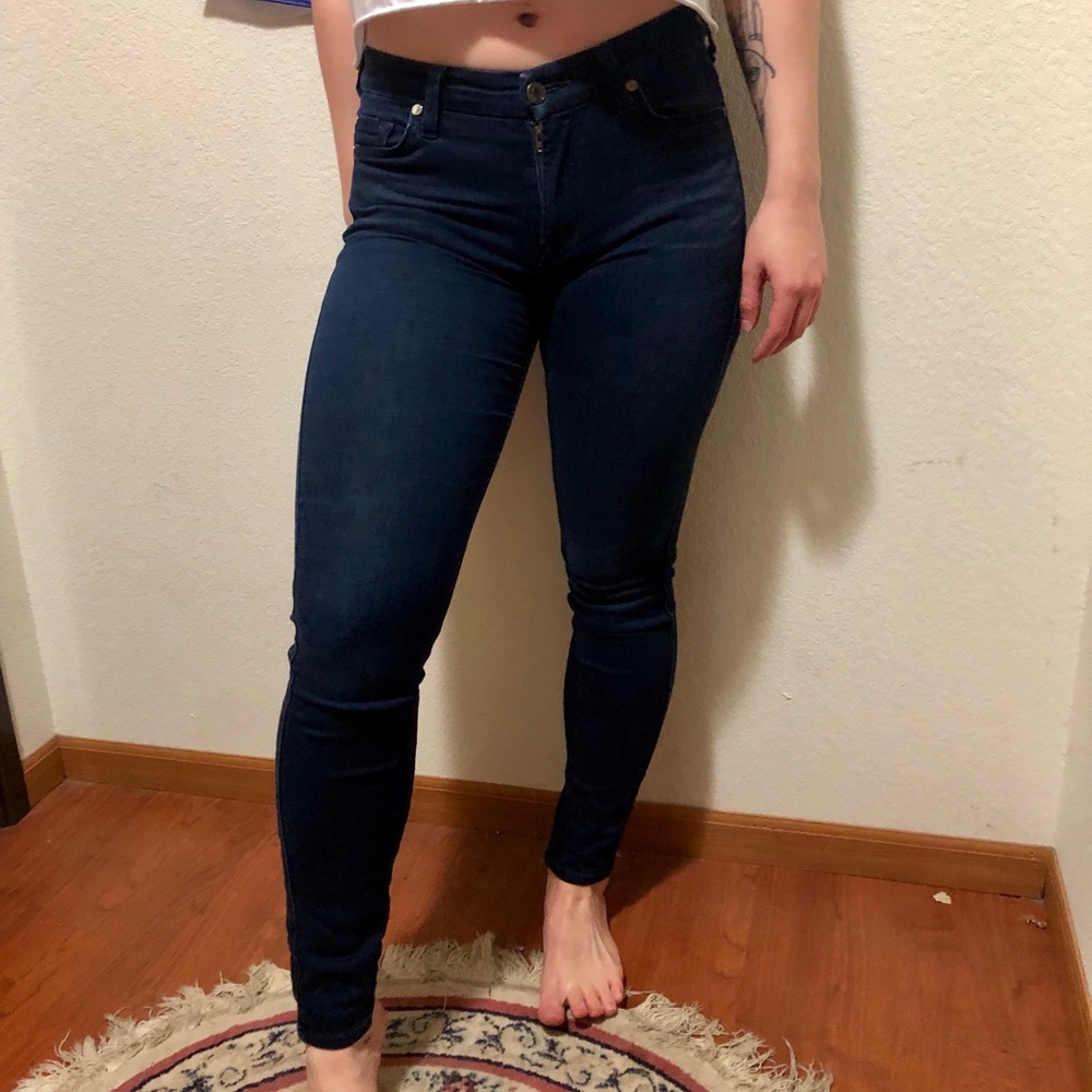 Dark blue 7 For All Mankind Skinny Jeans
